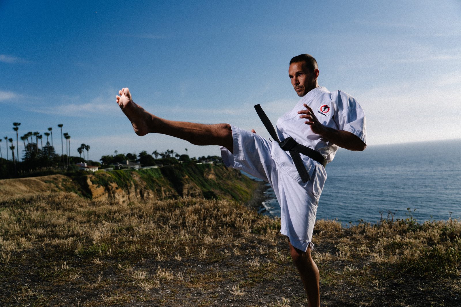 Alex Melo, karate black belt